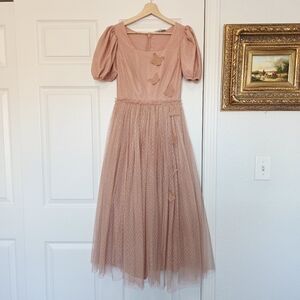 Ivy City Co. Tulle Butterfly Dress Pink xxs